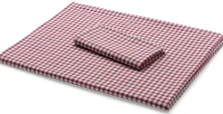 Tischdecke rot-weiß kariert