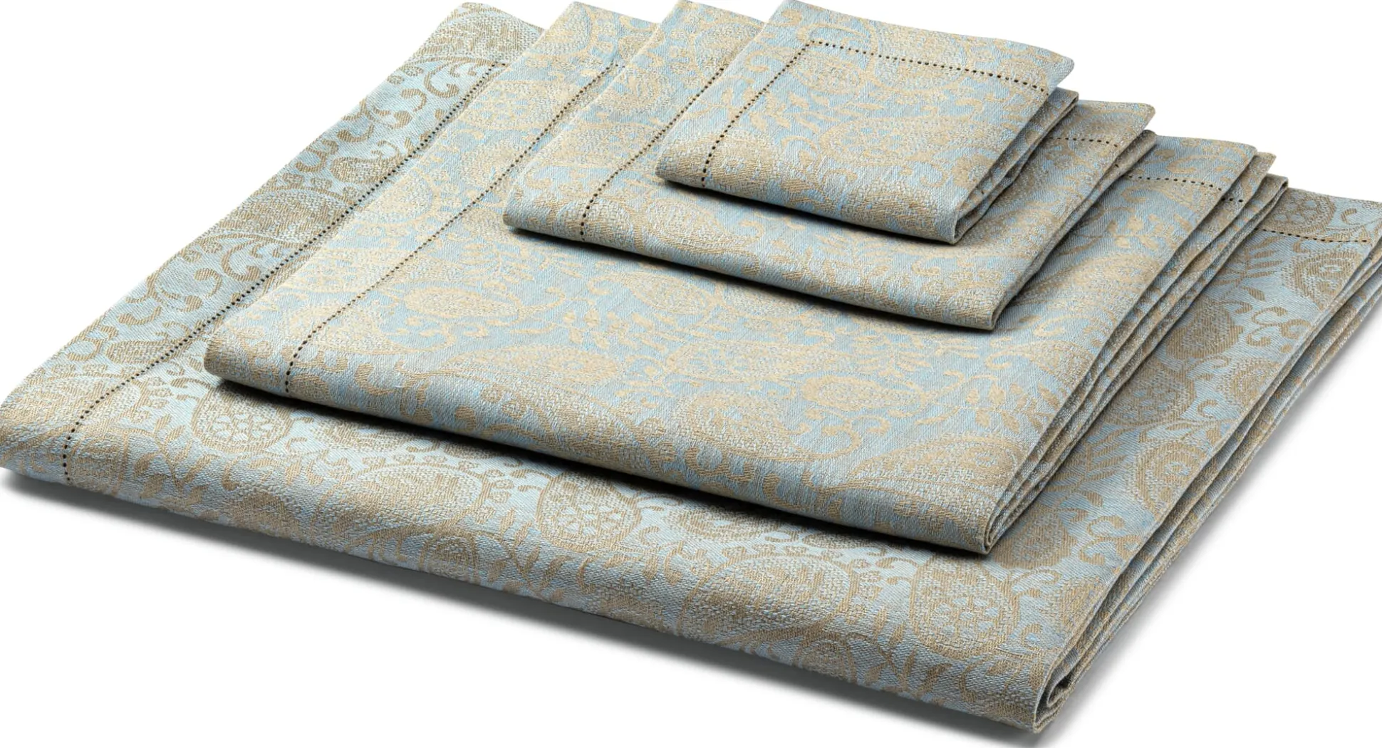 Tischläufer Jacquard Leinen