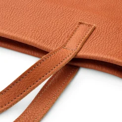 Tote Bag Leder, cognac