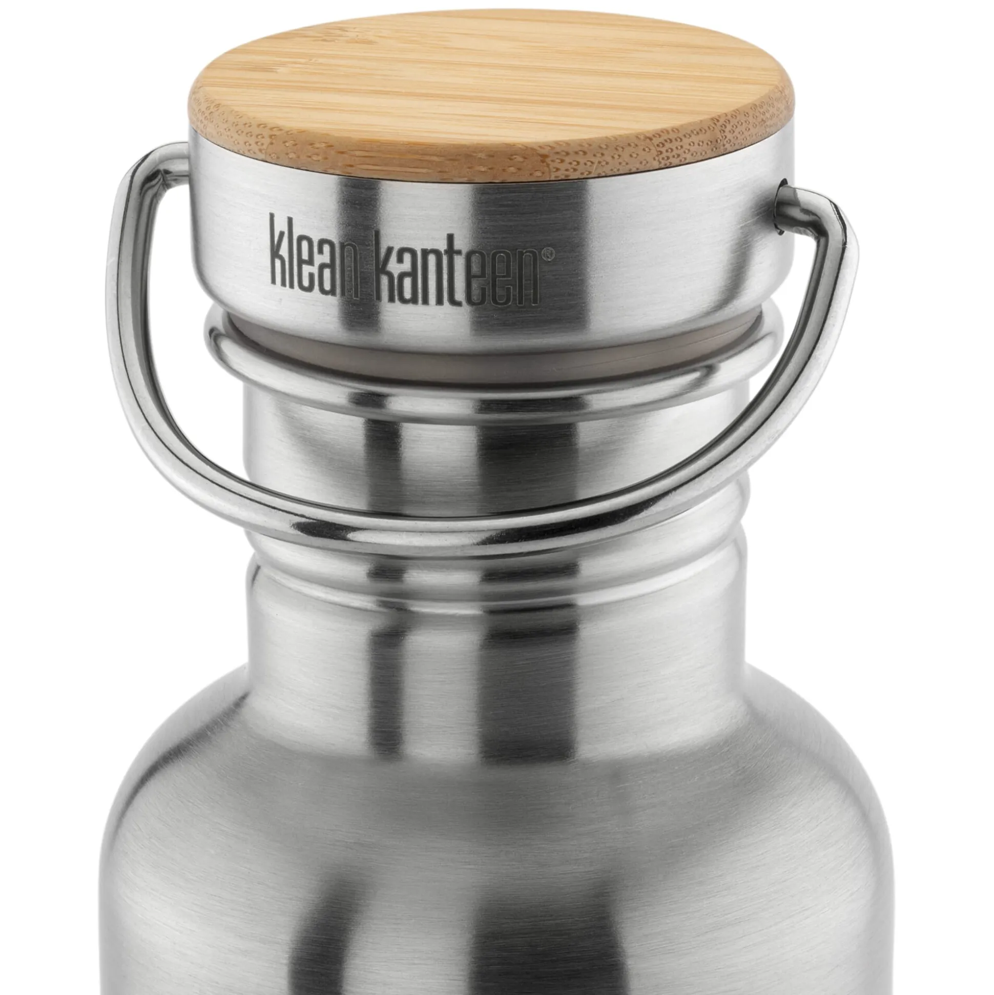 Trinkflasche Edelstahl matt