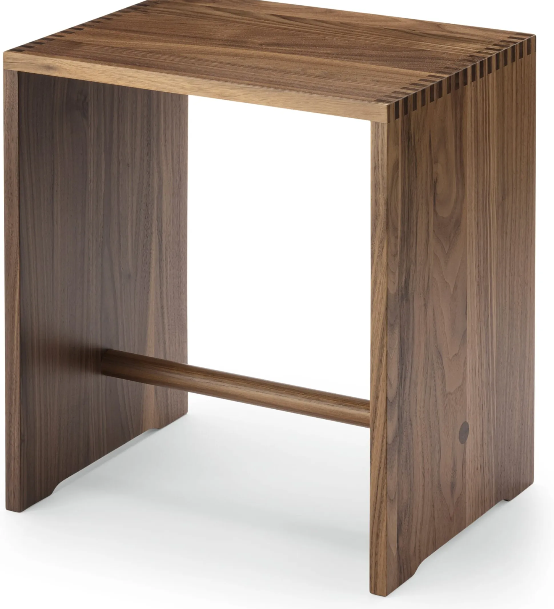 Ulmer Hocker Nussbaumholz