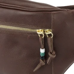 Unisex-Hüfttasche, dunkelbraun