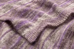 Unisex-Strickschal meliert, Mauve
