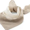 Unisex-Tuch gemustert, Beige-Weiß