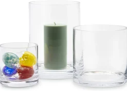 Vase Glas zylinderförmig