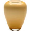 Vase Harzkristall honiggelb