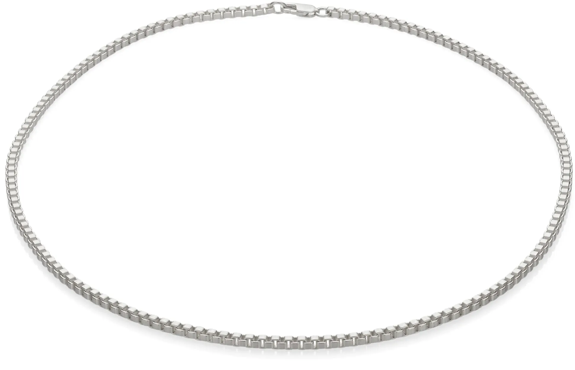 Venezianerkette eckig, Silber