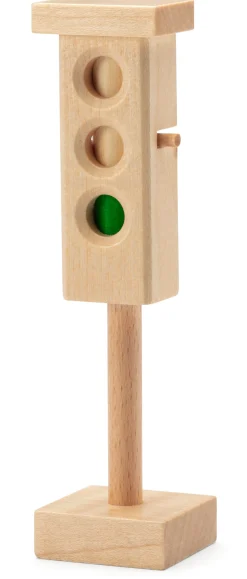 Verkehrsampel Holz