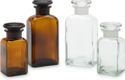Vierkantflasche Glas