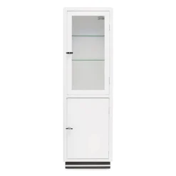 Vitrine Stahlblech schmal