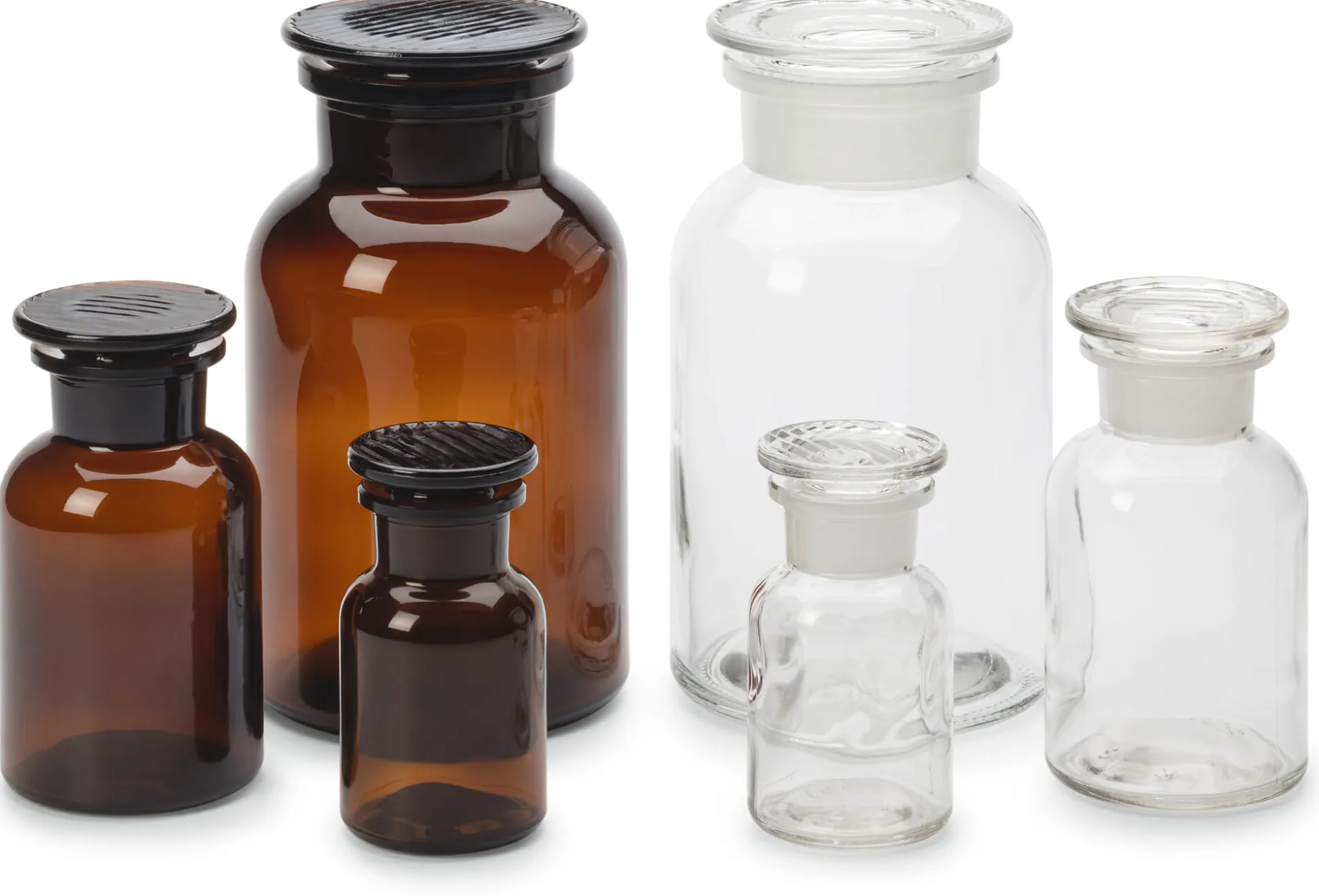 Vorratsflasche mit Glasstopfen