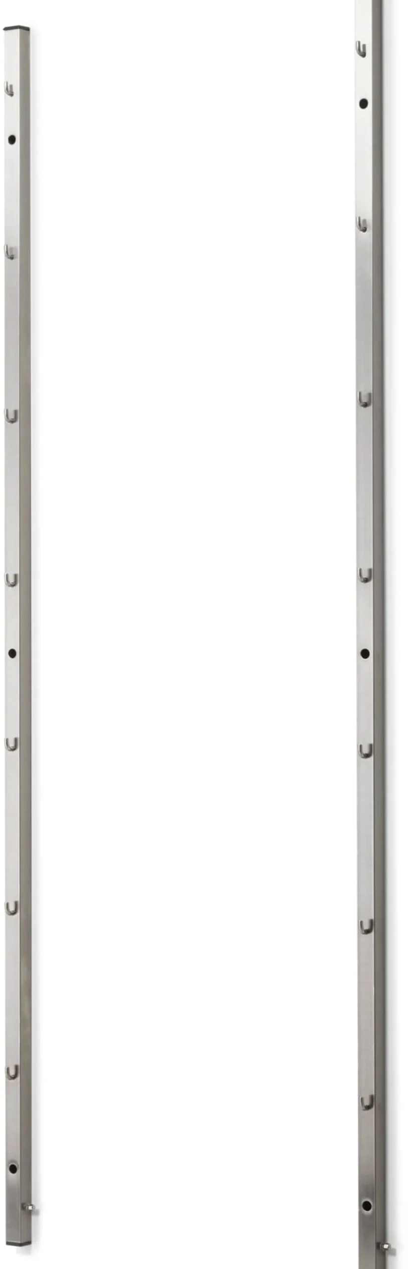 Wandhakenschiene zu Regalsystem Inox