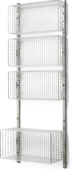 Wandhakenschiene zu Regalsystem Inox