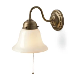 Wandleuchte Messing klein
