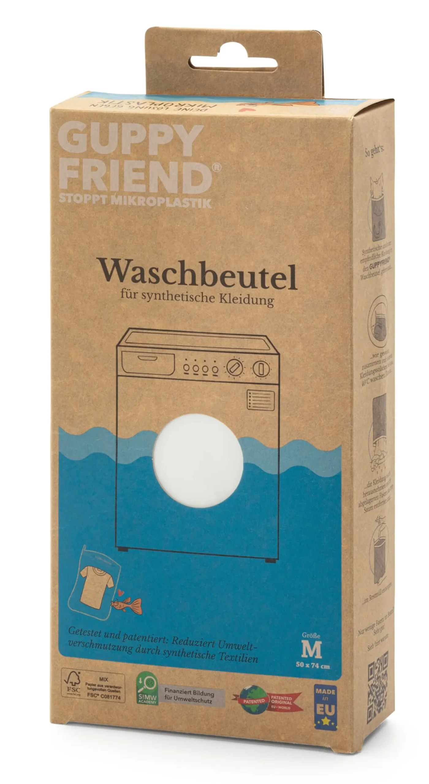 Waschbeutel gegen Mikroplastik