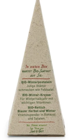 Weihnachtliche Saatguttüte Wintergemüse