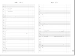 X47 Monatskalender 2026