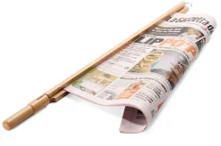 Zeitungshalter Buchenholz