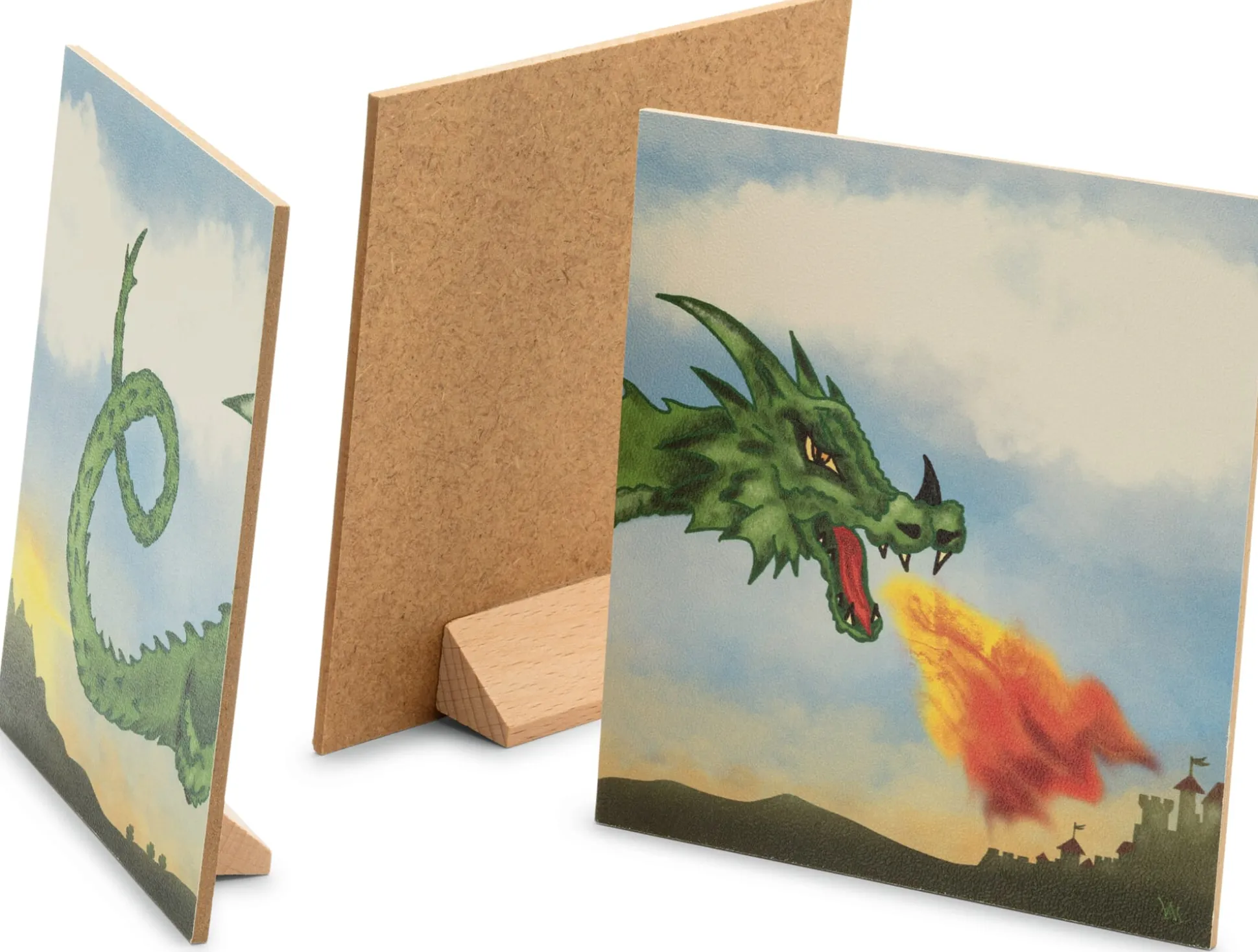Zielscheibe Drache